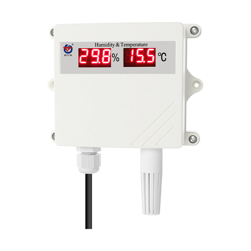 工业级防水壳数码管温湿度变送器