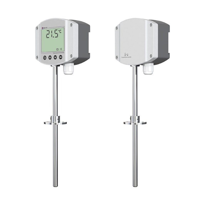 工业风管式单温度变送器